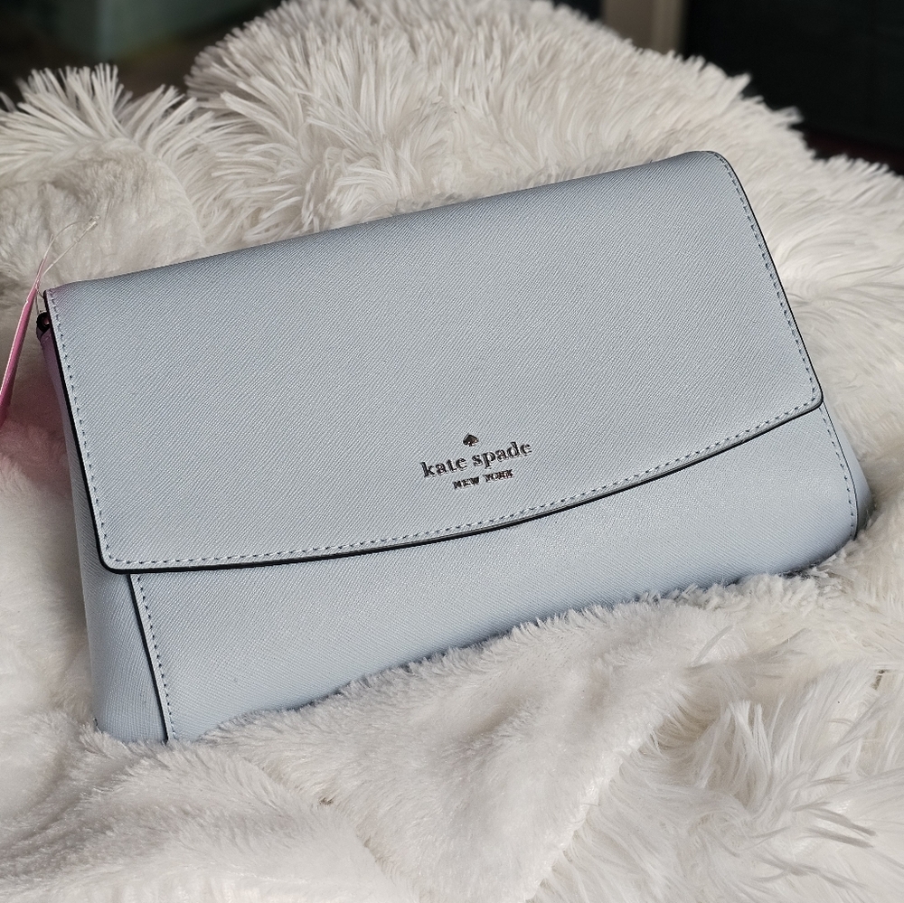 Kate Spade Handbag Greer Crossbody - Ocean Fog Blue - Women's BRAND NEW